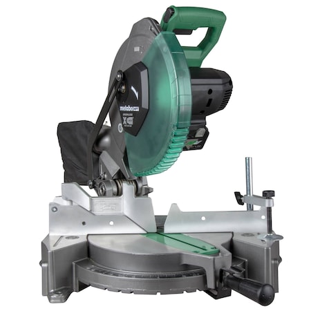 Metabo Hpt 18V MV Cordless Brushless 10in Single Bevel Cordless Miter Saw Kit 5.0Ah Battery and Charger C1810DFAM